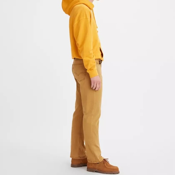 Levi’s • 514 Straight Fit Mens Khakis Soft Wash Twill Brown - Picture 3 of 9